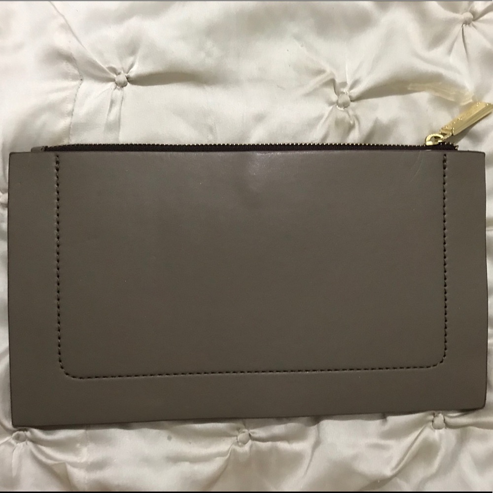 BCBGMAXAZRIA Double Layer - Faux Leather Clutch - Picture 2 of 6